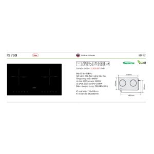 Bấm vào để xem thư viện ảnh Bếp từ đôi Faster FS 788i - 788H