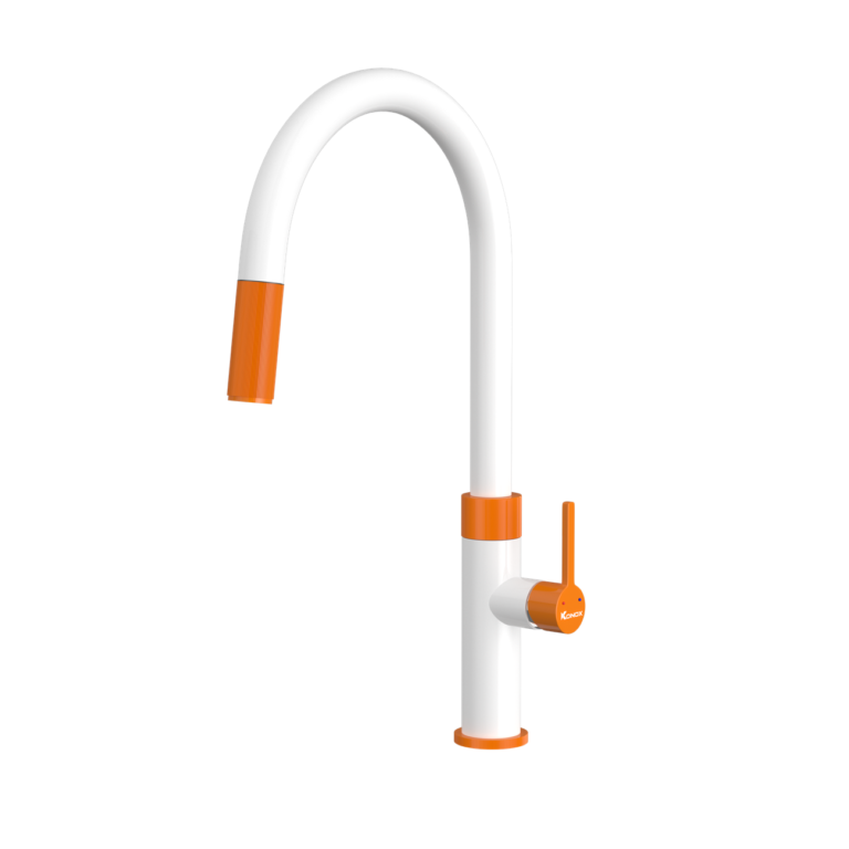 1089-whiteorange2-768x768-1.png Bấm vào để xem thư viện ảnh Vòi rửa bát dây rút Konox Lasi Orange