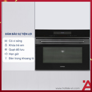 Bấm vào để xem thư viện ảnh LÒ NƯỚNG KẾT HỢP VI SÓNG ÂM TỦ HAFELE HCO-8T50A 538.01.431
