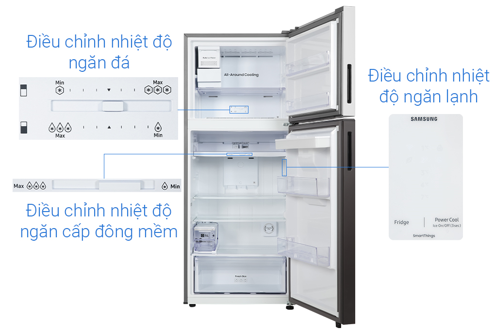 24-5.png Tủ lạnh Samsung Inverter 382 lít Bespoke RT38CB6784C3SV