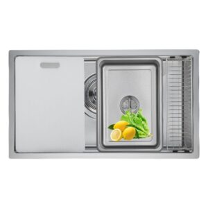 Bấm vào để xem thư viện ảnh Chậu rửa bát GrandX GX7845JP HIKARI