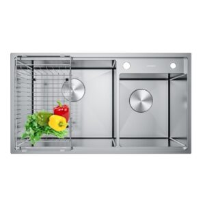 Bấm vào để xem thư viện ảnh Chậu rửa bát GrandX GX8648DS SMOOTH