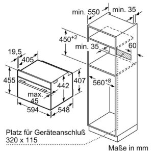 Bấm vào để xem thư viện ảnh LÒ NƯỚNG KÈM VI SÓNG ÂM TỦ BOSCH CMG7241B1 LÀM SẠCH THỦY PHÂN MÀU ĐEN