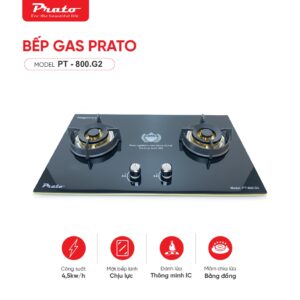 Bấm vào để xem thư viện ảnh Bếp gas Prato PT-800.G2