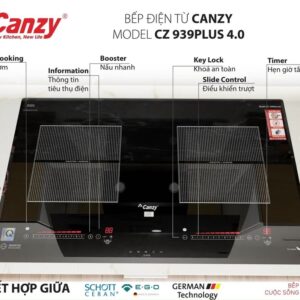Bấm vào để xem thư viện ảnh Bếp từ đôi Canzy CZ 939Plus
