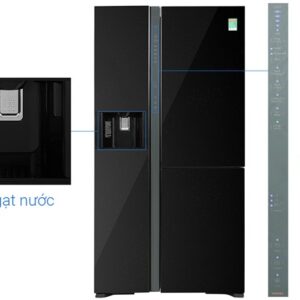 Tủ lạnh Hitachi R-MX800GVGV0 GBK 569 lít 3 cánh Inverter