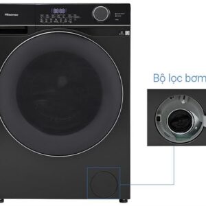 Máy giặt cửa trước Hisense lồng ngang Inverter 10.5 kg WF105M3
