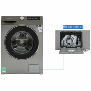 Máy giặt cửa trước Samsung lồng ngang AI Inverter 9Kg WW90T634DLNSV