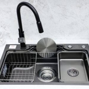 Bấm vào để xem thư viện ảnh CHẬU RỬA KEEPER – CR02 – 7546BL