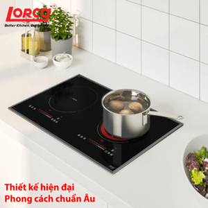 Bấm vào để xem thư viện ảnh Bếp ĐIỆN TỪ ĐÔI LORCA LCE 886D