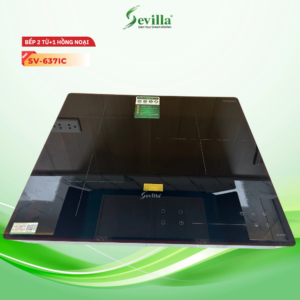 Bấm vào để xem thư viện ảnh Bếp điện từ đôi Sevilla SV - 637IC