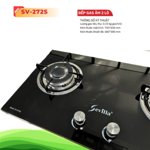 Bấm vào để xem thư viện ảnh Bếp gas âm Sevilla SV-272S
