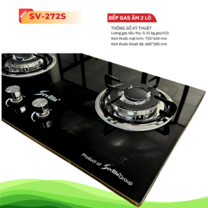 Bấm vào để xem thư viện ảnh Bếp gas âm Sevilla SV-272S