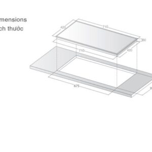 Bấm vào để xem thư viện ảnh BẾP TỪ ĐÔI LORCA TA 1035 PLUS