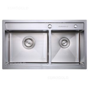 Bấm vào để xem thư viện ảnh Chậu Rửa Bát INOX 304 EUP28248 Eurogold