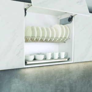 Bấm vào để xem thư viện ảnh Giá Bát Đĩa Cố Định Inox 201 Dạng Chữ V Grob U-170