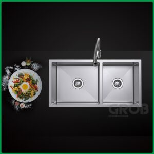 Bấm vào để xem thư viện ảnh Chậu rửa bát GS304-8143HD Grob