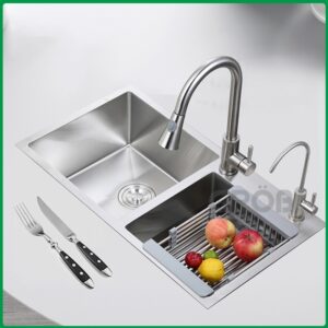 Bấm vào để xem thư viện ảnh Chậu rửa bát GS304-8245HD Grob