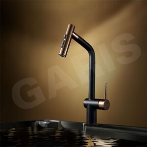 Bấm vào để xem thư viện ảnh Vòi rửa bát dây rút Garis MF16R nóng lạnh