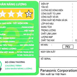 Tủ lạnh Panasonic Inverter 377 lít NR-BX421GPKV