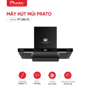 Bấm vào để xem thư viện ảnh Máy hút mùi chữ T Prato PT-368.H3