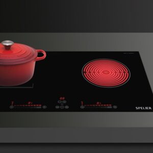 Bấm vào để xem thư viện ảnh Bếp từ đôi Spelier SPE HC928 C
