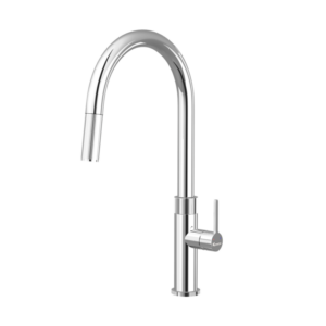 Bấm vào để xem thư viện ảnh Vòi rửa bát dây rút Konox Lasi Chrome