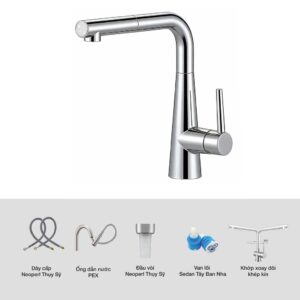 Bấm vào để xem thư viện ảnh Vòi rửa bát Kluger KLF0013SC