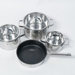 Bấm vào để xem thư viện ảnh Bộ nồi INOX cao cấp Fulco FC389