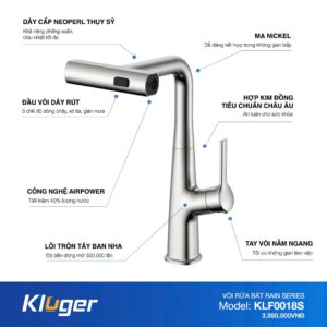 Bấm vào để xem thư viện ảnh Vòi rửa bát Kluger KLF0018S