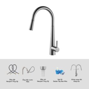 Bấm vào để xem thư viện ảnh Vòi rửa bát Kluger KLF0009S