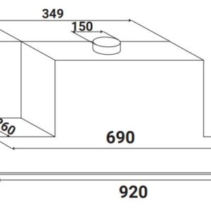 Bấm vào để xem thư viện ảnh MÁY HÚT MÙI KAFF KF-BI90PR
