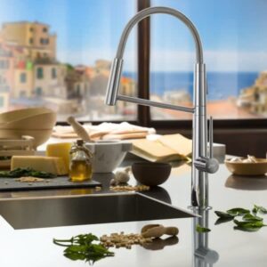 Bấm vào để xem thư viện ảnh Vòi rửa bát NoBiNox LEVANTE NB303
