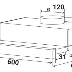 Bấm vào để xem thư viện ảnh Máy Hút Mùi KAFF KF TL1008B