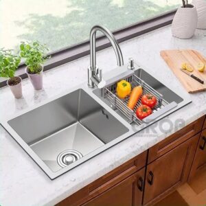 Bấm vào để xem thư viện ảnh Chậu rửa bát GS304-8245HD Grob
