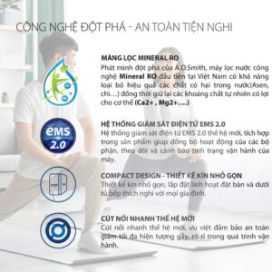 Bấm vào để xem thư viện ảnh Máy lọc nước A. O. Smith VITA